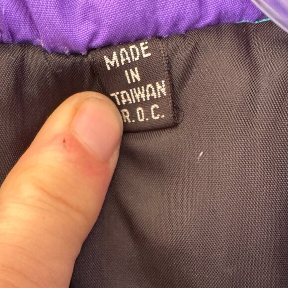 Vintage Expeditions 90s Teal Purple Red Ski Jacket – Size XL - Picture 5 of 15